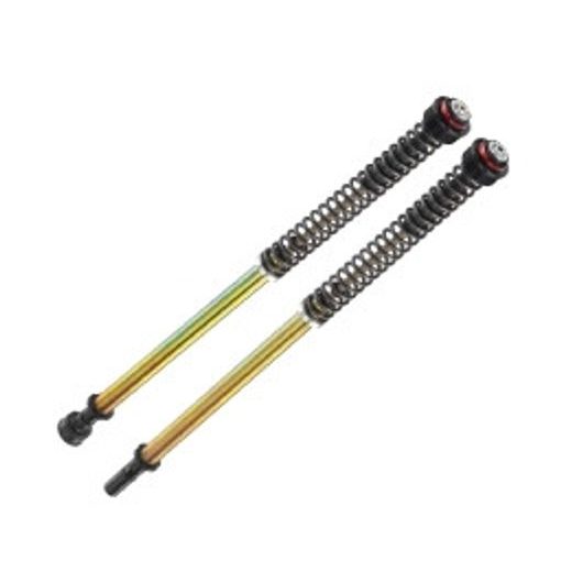 PRESSURIZED CARTRIDGE BITUBO ADJUSTMENTS: SPRING PRELOAD, REBOUND, COMPRESSION WITHOUT OIL