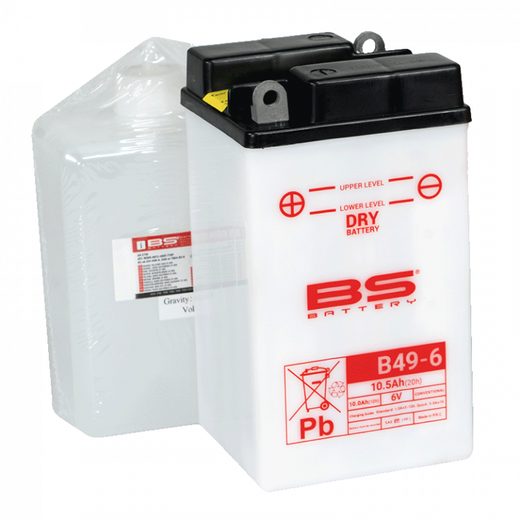 KONVENČNÝ AKUMULÁTOR ( S KYSELINOU) BS-BATTERY B49-6 BALENIE VRÁT.KYSELINY