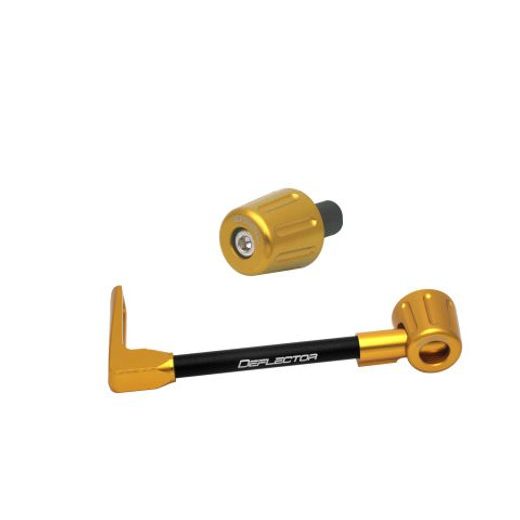 LEVER GUARD ACCOSSATO WITH BLACK HOSE AND JOINT LEFT, ALUMINIUM