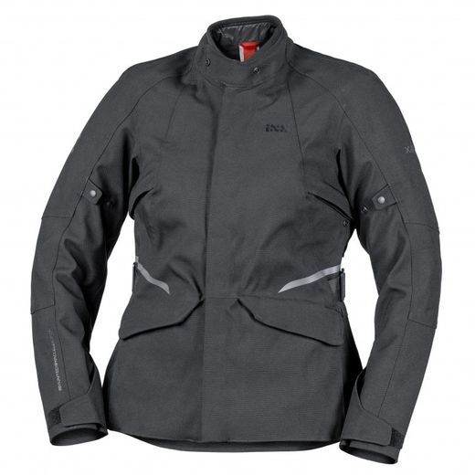 DÁMSKA BUNDA S LAMINOVANOU MEMBRÁNOU IXS TOURSTER-STX 4.0 X2-111617 COAL BLACK M (SHORT)