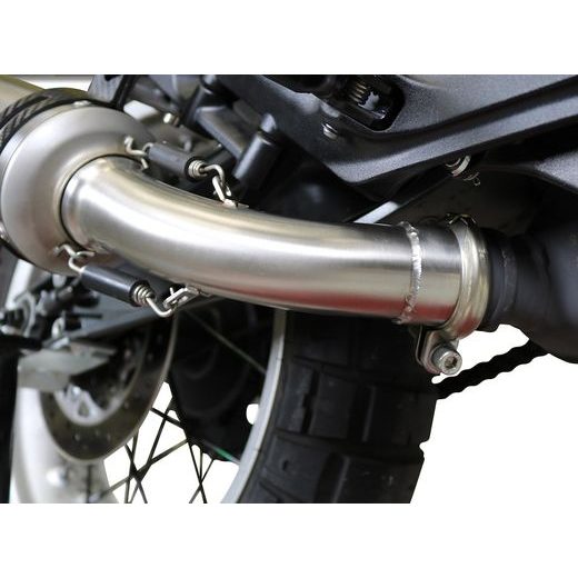 SLIP-ON EXHAUST GPR M3 E4.HU.39.M3.TN BRUSHED TITANIUM INCLUDING REMOVABLE DB KILLER AND LINK PIPE