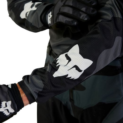 FOX 180 BNKR JERSEY - BLACK CAMO MX24