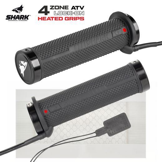 SHARK 4ZONE LOCK-ON HEATED GRIPS + THUMB AND SEAT WARMER