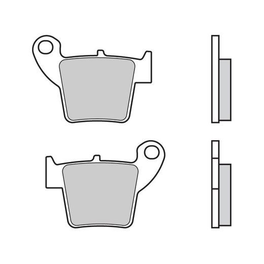 BRZDOVÉ OBLOŽENIE BREMBO 07HO48SD