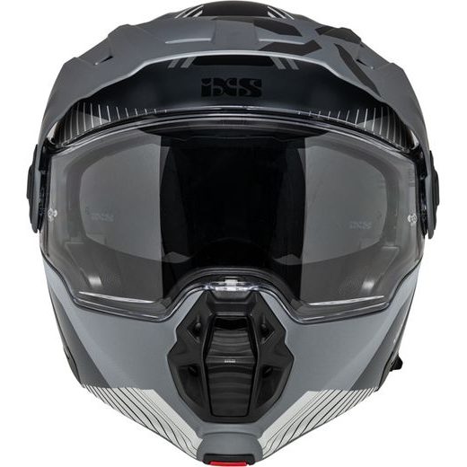 FLIP-UP HELMET IXS VENTURE 1.0 X15903 MATT GREY-ANTRACITE S