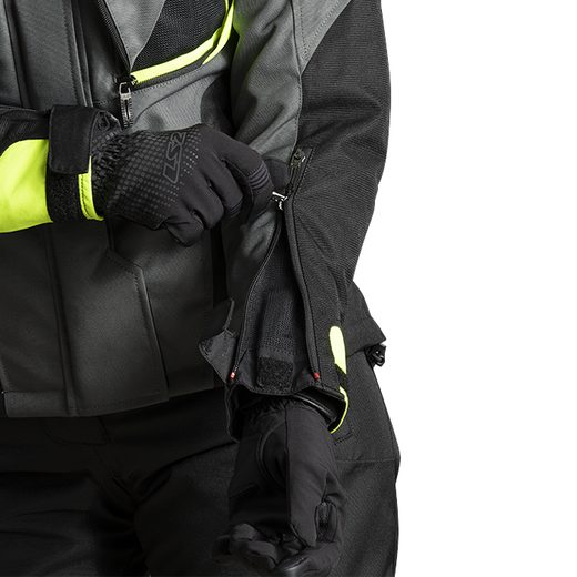 LS2 PHASE MAN JACKET GREY BLACK YELLOW