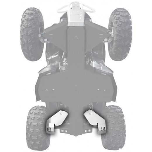 REAR A-ARM GUARDS ALU - RENEGADE 650/1000 XXC 2017