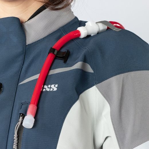 WOMEN'S LAMINATED JACKET IXS VENTURE-STX 1.0 X2-011605 BLUE-LIGHT GREY D3XL