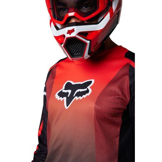 FOX 180 LEED JERSEY, FLUO RED MX23