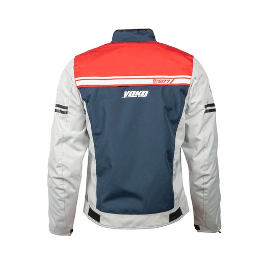 LETNÁ BUNDA YOKO GARTSA BLACK / NAVY / RED XL