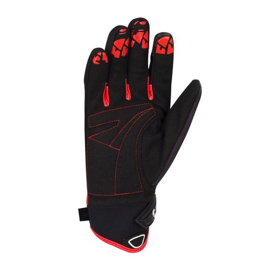 RUKAVICE GRISSOM BERING ČIERNO/ČERVENÉ