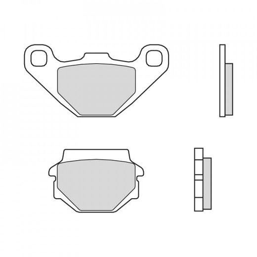 BRZDOVÉ OBLOŽENIE BREMBO 07YA54SD