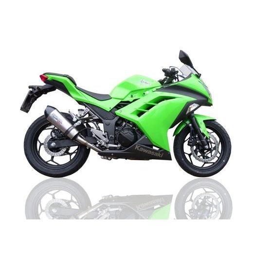 SLIP-ON EXHAUST GPR GPE ANN. K.146.GPAN.TO BRUSHED TITANIUM INCLUDING REMOVABLE DB KILLER AND LINK PIPE