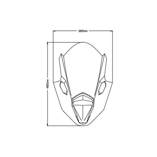 PLEXI ŠTÍT PUIG Z-RACING 3881H SMOKE