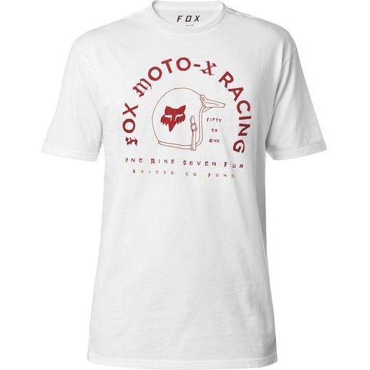 FOX FIFTY SS PREMIUM TEE, OPTIC WHITE, LFS18F