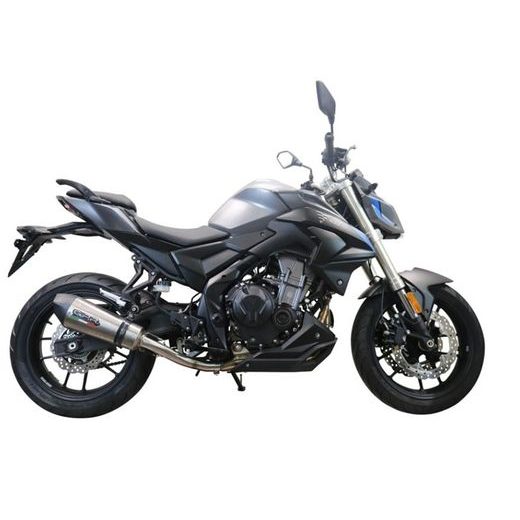 SLIP-ON EXHAUST GPR GP EVO4 E5.VO.2.GPAN.TO BRUSHED TITANIUM INCLUDING REMOVABLE DB KILLER AND LINK PIPE