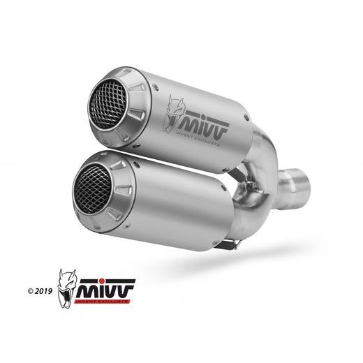 FULL EXHAUST SYSTEM 4X2X1X2 MIVV MK3 H.073.SM3X NEREZ