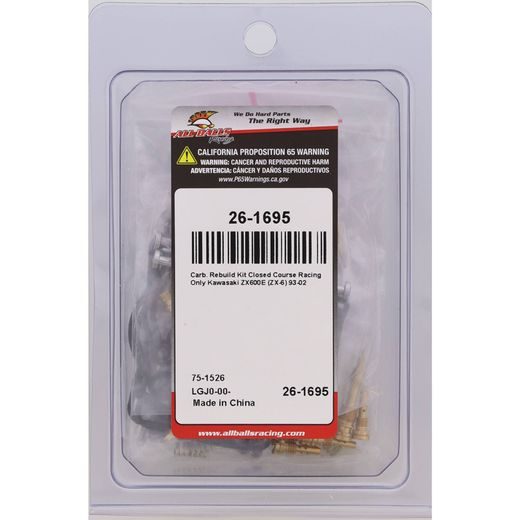 OPRAVNÁ SADA KARBURÁTORA ALL BALLS RACING CARK26-1695
