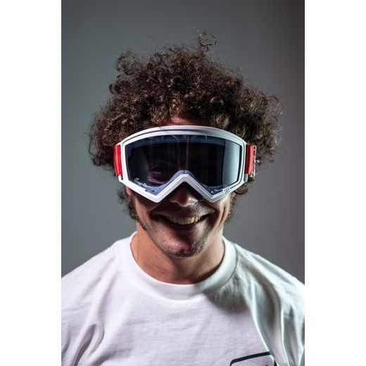 GOGGLES ARIETE PURAVIDA VIDA 14970-VBRN WHITE / SILVER LENS NO PINS