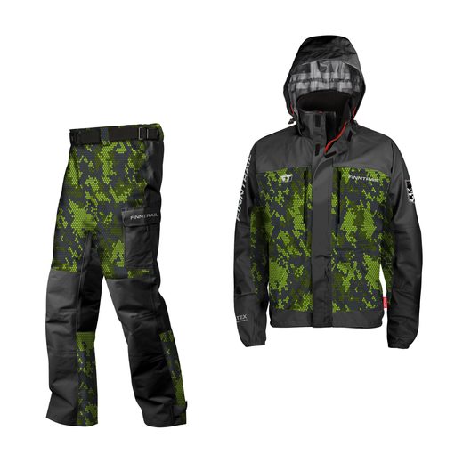 FINNTRAIL SUIT SHOOTER CAMOGREEN