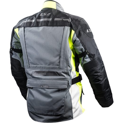 LS2 LANCE MAN JACKET GREY BLACK YELLOW