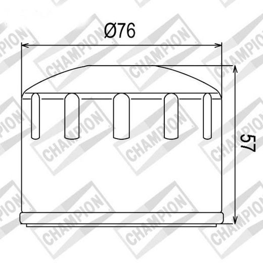 OLEJOVÝ FILTER CHAMPION 100609705