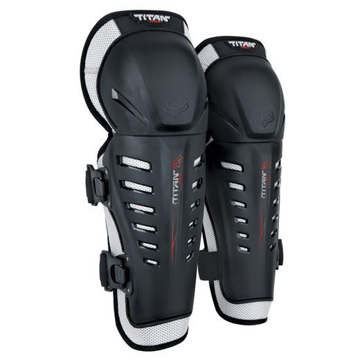 FOX YTH TITAN RACE KNEE/SHIN GUARDS - OS, BLACK MX21