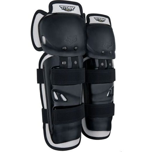 FOX YTH TITAN SPORT KNEE/SHIN GUARDS - OS, BLACK MX21