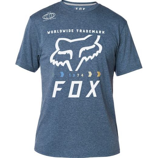 FOX MURC FCTRY SS TECH TEE, HEATHER DEEP COBALT, LFS18F