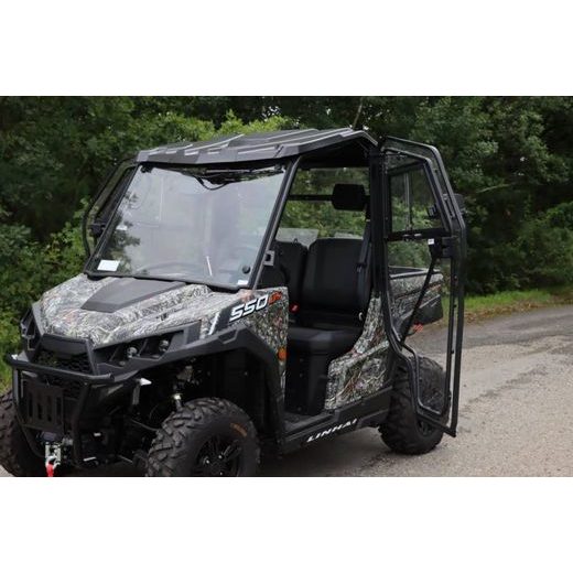 KABÍNA BEZ STRECHY VRÁTANE KÚRENIE PRE LINHAI UTV 550 T-BOSS EPS (MOŽNÉ POUŽIŤ ORIGINÁL STRECHU)