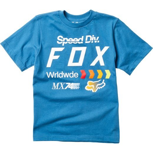 FOX YOUTH MURC SS TEE, DUSTY BLUE, LFS18F