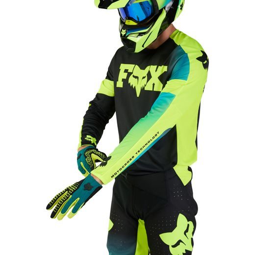 FOX 360 STREAK JERSEY - BLACK/YELLOW MX24