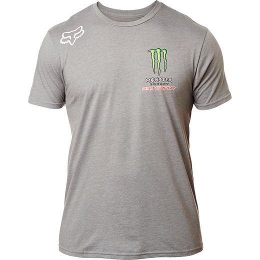 FOX MONSTER PC SS TEE, HEATHER DARK GREY, LFS18F