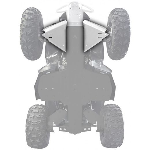 FRONT A-ARM GUARDS ALU - RENEGADE 650/1000 XXC 2017