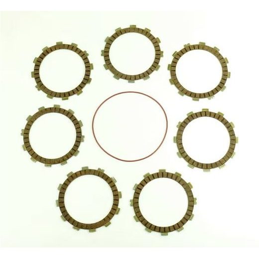 FRICTION PLATES KIT WITH CLUTCH COVER GASKET ATHENA P40230029
