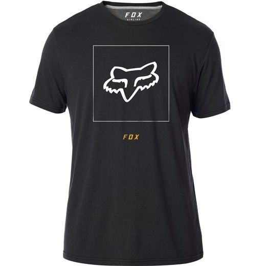 FOX CRASS SS AIRLINE TEE, BLACK/GREY, LFS18F