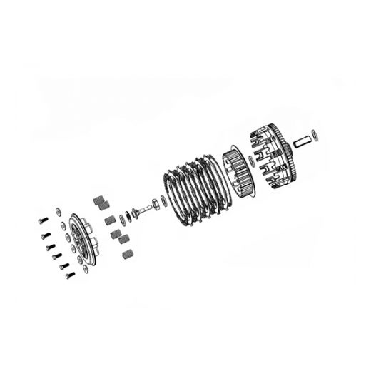 SPOJKA KOMPLETNÁ XMOTOS 250CC V4