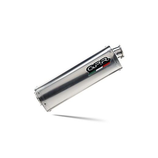 SLIP-ON EXHAUST GPR TRIOVAL BMW.74.CAT.TRI LEŠTENÁ NEREZOVÁ OCEĽ INCLUDING REMOVABLE DB KILLER, LINK PIPE AND CATALYST