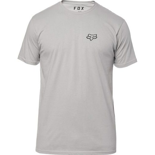 FOX SERVICE SS PREMIUM TEE, STEEL GREY, LFS18F