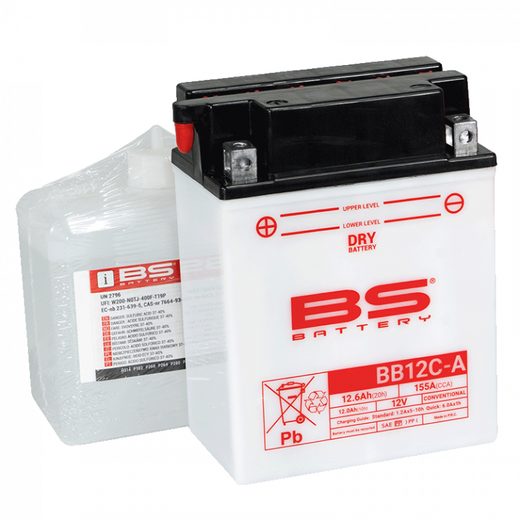 KONVENČNÝ AKUMULÁTOR ( S KYSELINOU) BS-BATTERY BB12C-A BALENIE VRÁT.KYSELINY