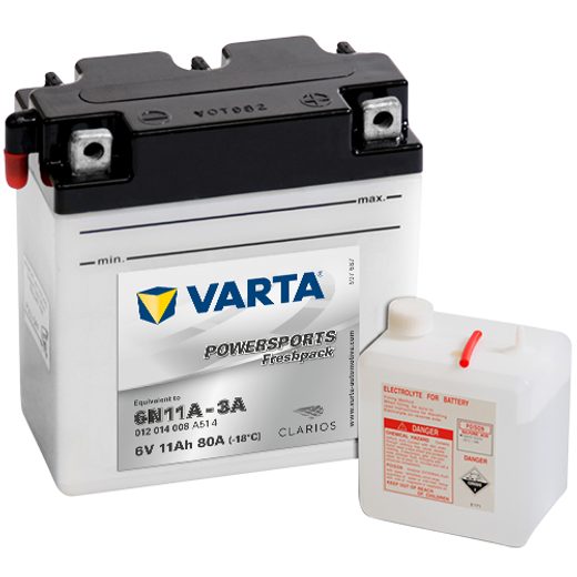 VARTA 6V/12AH MOTO FRESHPACK (6N11A-3A)