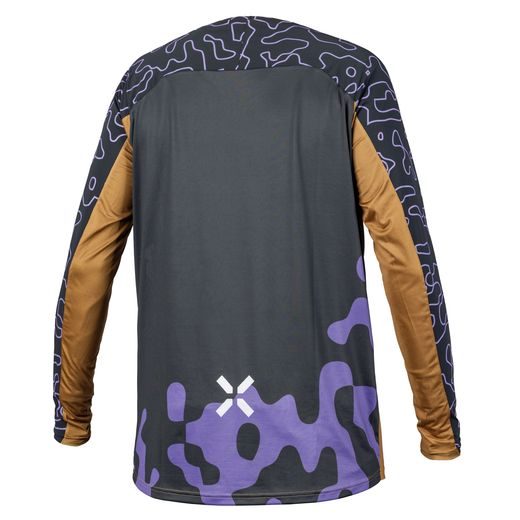 JERSEY IXS TRIGGER MX 2.0 X2-544207 HAZELNUT BROWN-LAVENDER PURPLE-COAL BLACK S