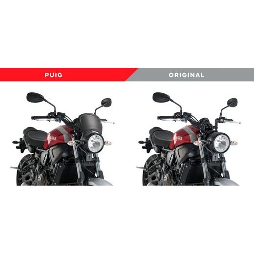 PLEXI NA MOTORKU PUIG FRONTAL PLATE 3591J MATNÁ ČIERNA