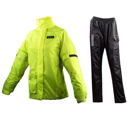 LS2 TONIC LADY RAIN SUIT HI-VIS YELLOW