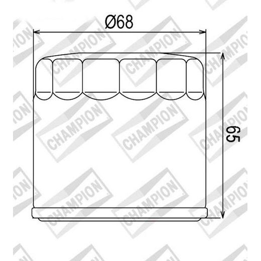 OLEJOVÝ FILTER CHAMPION 100609755