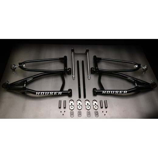 HOUSER A-ARMS, YAMAHA YFZ450R 09-20, LONG TRAVEL MOTOCROSS, SLICAST® CECCO CASTER BRACKET
