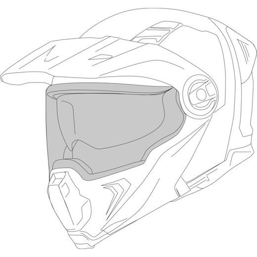 VISOR PINLOCK IXS IXS301 X14911 PRIEHĽADNÁ