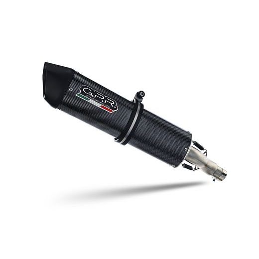 DUAL SLIP-ON EXHAUST GPR FURORE D.15.CAT.1.FUPO MATTE BLACK INCLUDING REMOVABLE DB KILLERS, LINK PIPES AND CATALYSTS