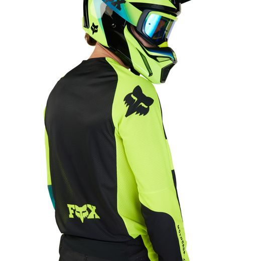FOX 360 STREAK JERSEY - BLACK/YELLOW MX24