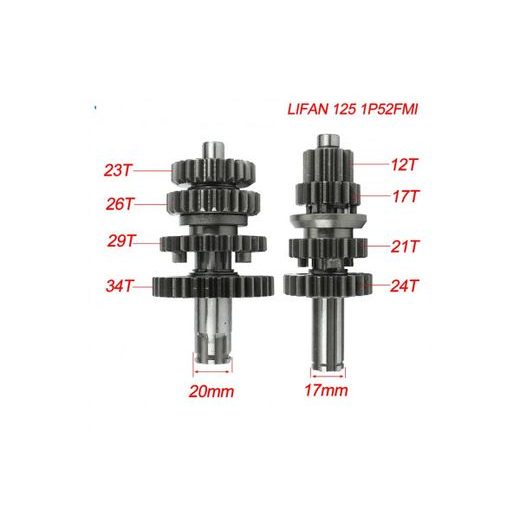 PŘEVODOVKA KOMPLETNÍ XMOTOS 125CC (LIFAN)